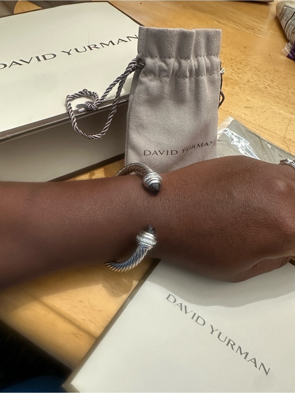 David Yurman Sterling Silver Cable Bracelet